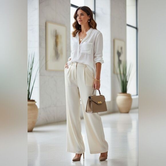 Cloth & Stone Womens long sleeves and frayed collar shirt - Picture 2 of 9